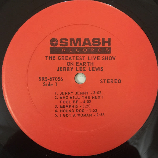 Jerry Lee Lewis : The Greatest Live Show On Earth (LP, Album)