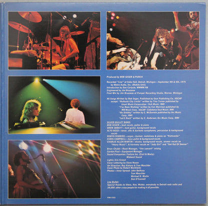 Bob Seger And The Silver Bullet Band : Live Bullet (2xLP, Album, RE, SRC)