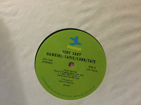 Eddie "Lockjaw" Davis / Buddy Tate / Coleman Hawkins / Arnett Cobb : Very Saxy! (LP, Album)