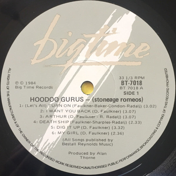 Hoodoo Gurus : (Stoneage Romeos) (LP, Album, Gre)
