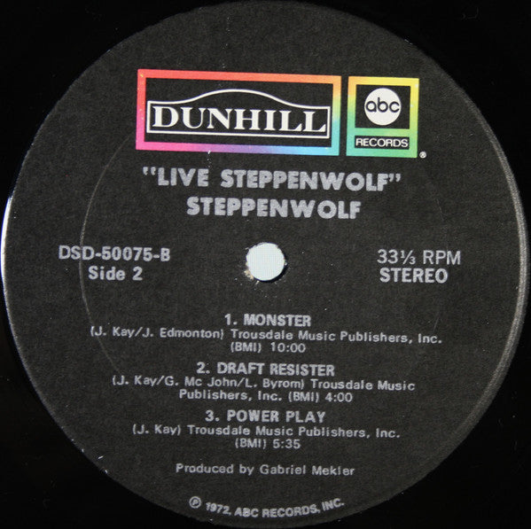 Steppenwolf : Live (2xLP, Album, RE, Gat)