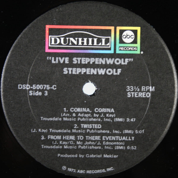 Steppenwolf : Live (2xLP, Album, RE, Gat)