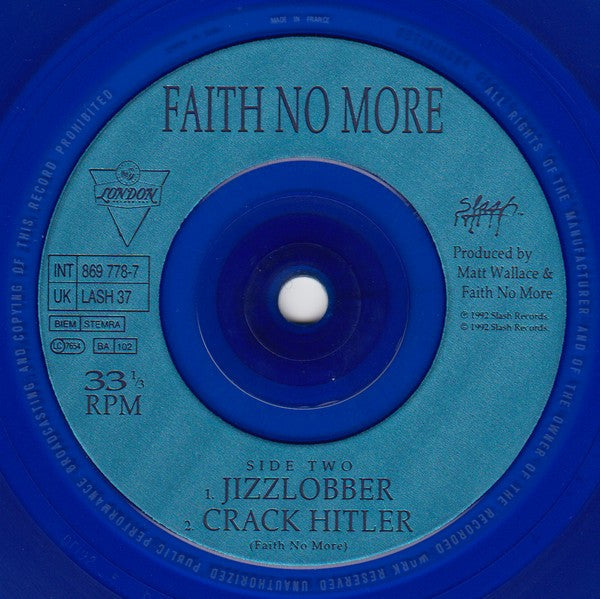 Faith No More : Midlife Crisis (7", EP, Num, S/Edition, Blu)