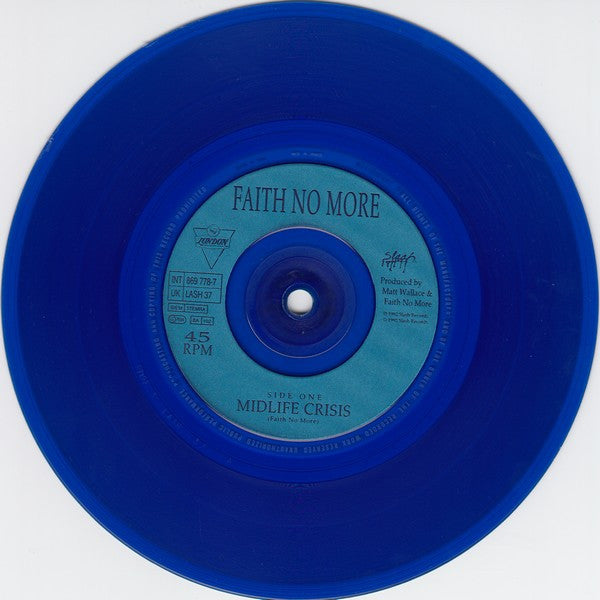 Faith No More : Midlife Crisis (7", EP, Num, S/Edition, Blu)