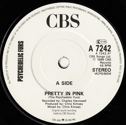 The Psychedelic Furs : Pretty In Pink (7", Single)