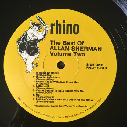 Allan Sherman : A Gift Of Laughter - The Best of Allan Sherman Volume II (LP, Comp)