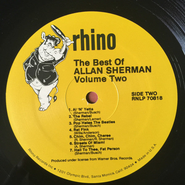 Allan Sherman : A Gift Of Laughter - The Best of Allan Sherman Volume II (LP, Comp)