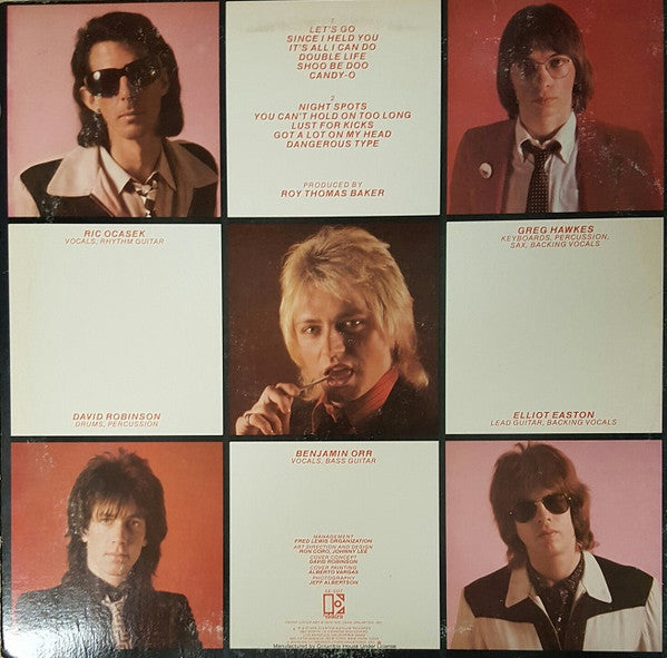 The Cars : Candy-O (LP, Album, Club, Pit)