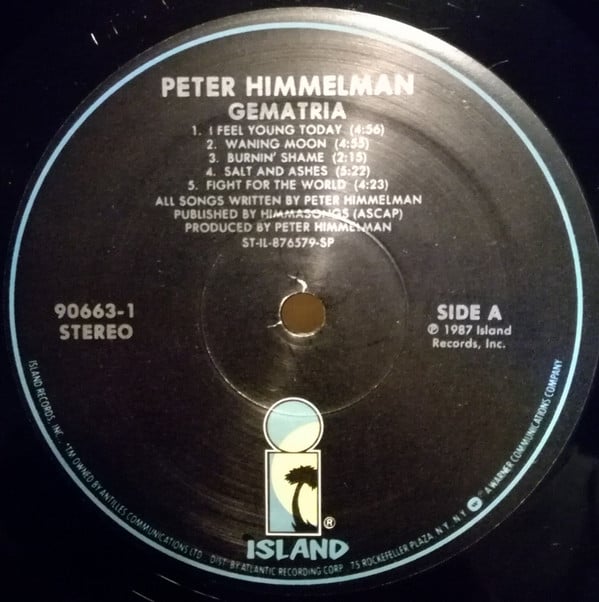 Peter Himmelman : Gematria (LP, Album, SP )