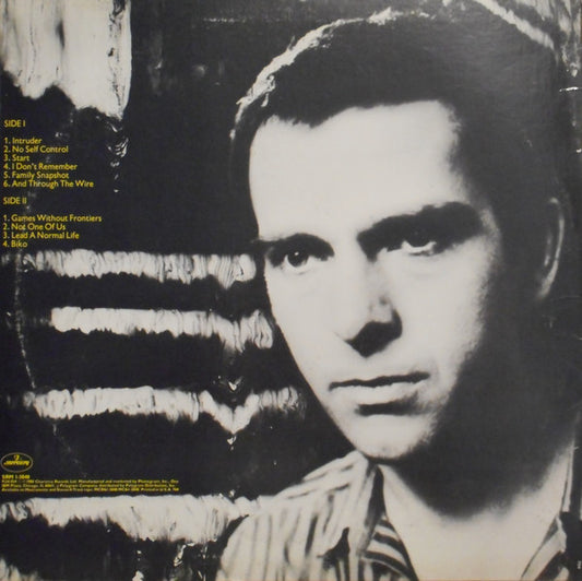 Peter Gabriel : Peter Gabriel (LP, Album, RP, 19 )