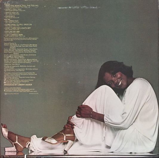 Margie Joseph : Hear The Words, Feel The Feeling (LP, Album, PR)