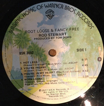 Rod Stewart : Foot Loose & Fancy Free (LP, Album, Glo)
