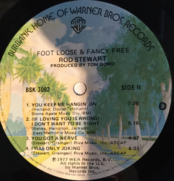 Rod Stewart : Foot Loose & Fancy Free (LP, Album, Glo)