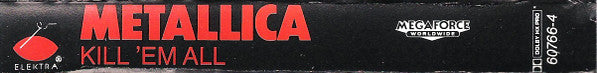 Metallica : Kill 'Em All (Cass, Album, RE, SR)