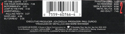 Metallica : Kill 'Em All (Cass, Album, RE, SR)