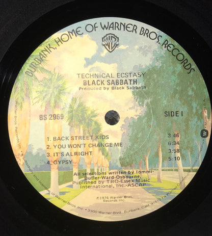 Black Sabbath : Technical Ecstasy  (LP, Album, Los)