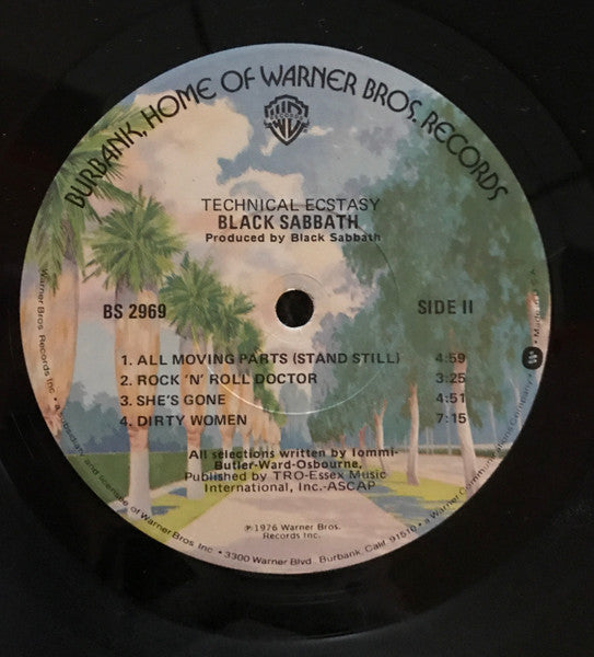 Black Sabbath : Technical Ecstasy  (LP, Album, Los)