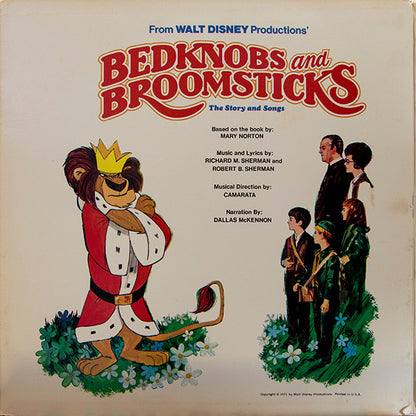 Richard M. Sherman & Robert B. Sherman : Bedknobs And Broomsticks The Story And Songs (LP, Album)