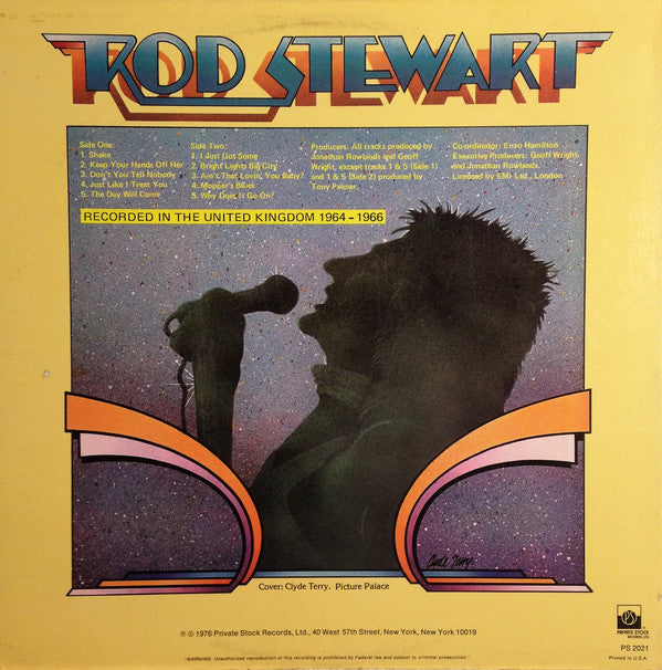 Rod Stewart : A Shot Of Rhythm And Blues (LP, Comp, Ter)