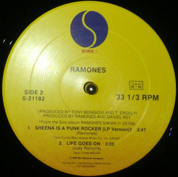 Ramones : Pet Sematary (12", Maxi, ARC)
