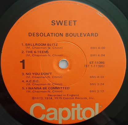 Sweet* : Desolation Boulevard (LP, Album, Win)