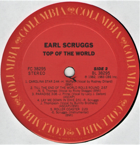 Earl Scruggs : Top Of The World (LP, Album)