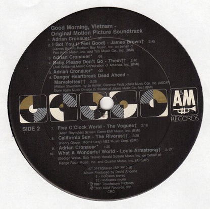 Various : Good Morning, Vietnam (The Original Motion Picture Soundtrack) (LP, Comp, Club)
