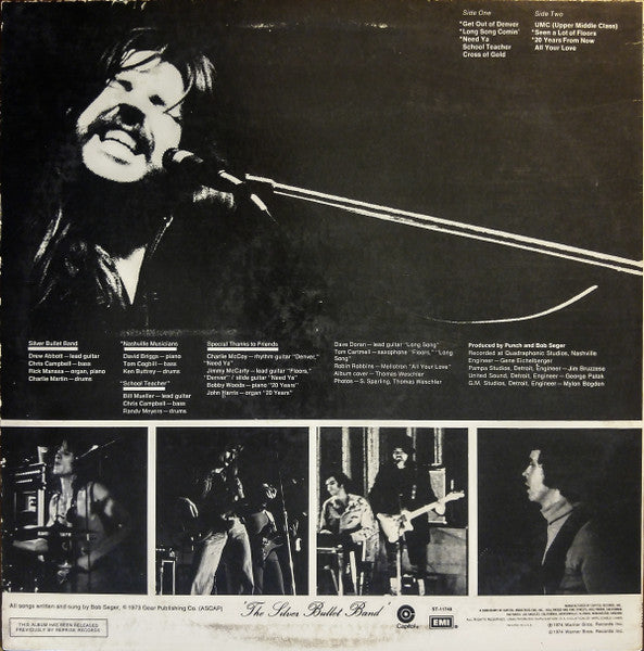 Bob Seger : Seven (LP, Album, RE, Win)