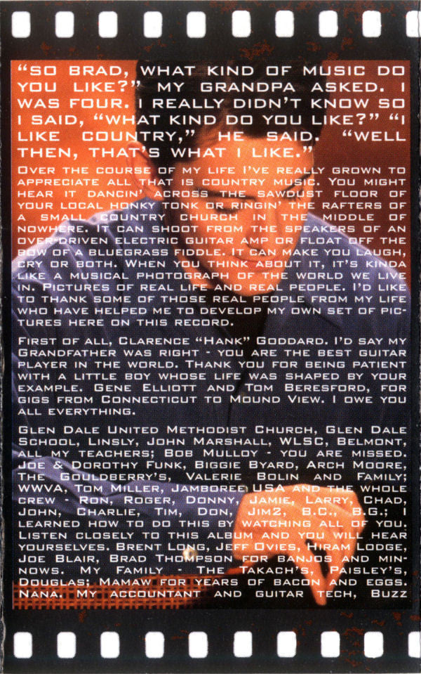 Brad Paisley : Who Needs Pictures (Cass, Album, Dol)