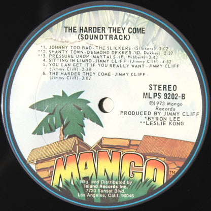 Various : The Harder They Come (Original Soundtrack Recording) (LP, Comp, RE, San)