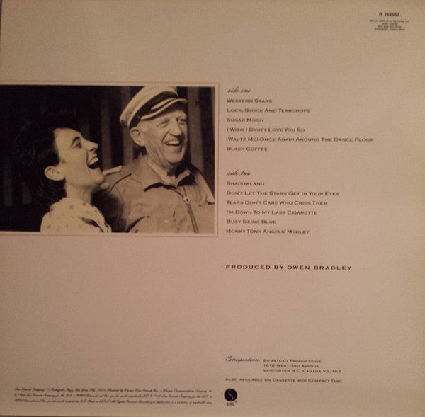 k.d. lang : Shadowland (The Owen Bradley Sessions) (LP, Album, Club)