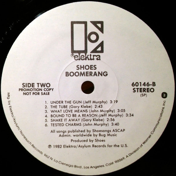 Shoes : Boomerang (LP, Album, Promo, Spe)
