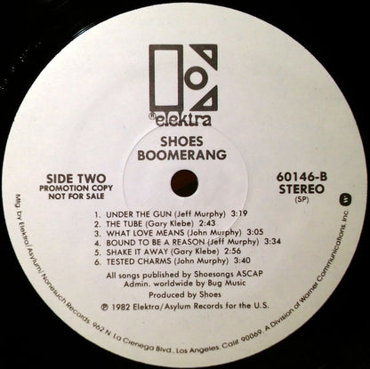 Shoes : Boomerang (LP, Album, Promo, Spe)