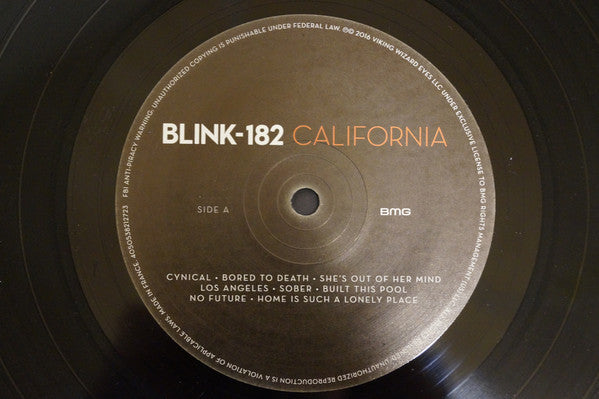 Blink-182 : California (LP, Album, 180)