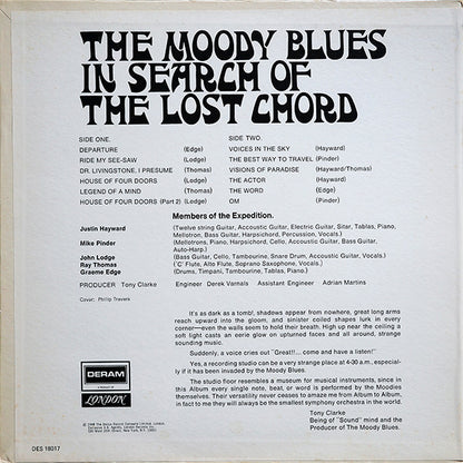 The Moody Blues : In Search Of The Lost Chord (LP, Album, Pit)