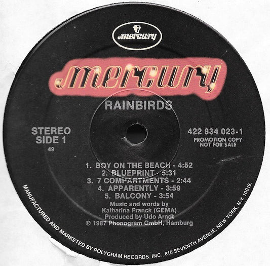 Rainbirds : Rainbirds (LP, Album, Promo)