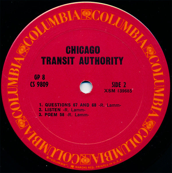 Chicago Transit Authority* : Chicago Transit Authority (2xLP, Album, RP, Pit)