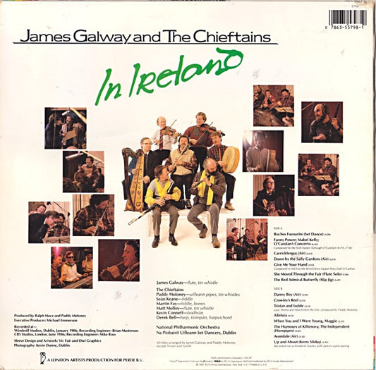 James Galway And The Chieftains : In Ireland (LP, Album)