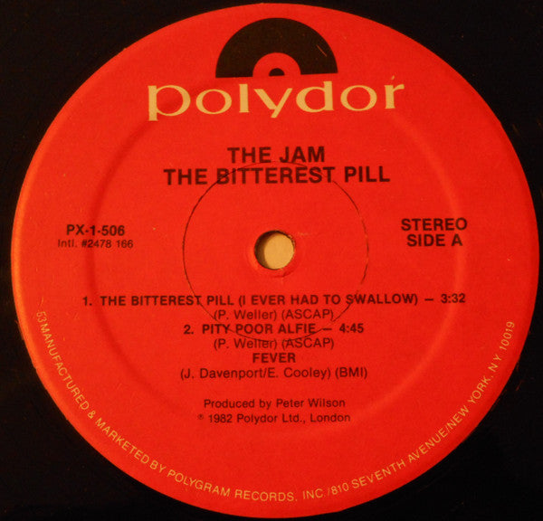 The Jam : The Bitterest Pill (I Ever Had To Swallow) (12", EP)