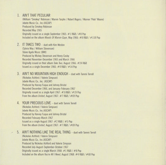 Marvin Gaye : The Marvin Gaye Collection (SACD, Hybrid, Multichannel, Comp, RM)