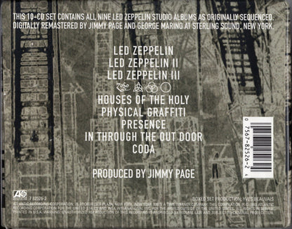 Led Zeppelin : The Complete Studio Recordings (10xCD, Album, RE, RM, Spe + Box, Comp)