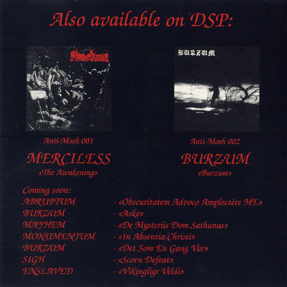 Mayhem : Deathcrush (CD, MiniAlbum, RE, RP)