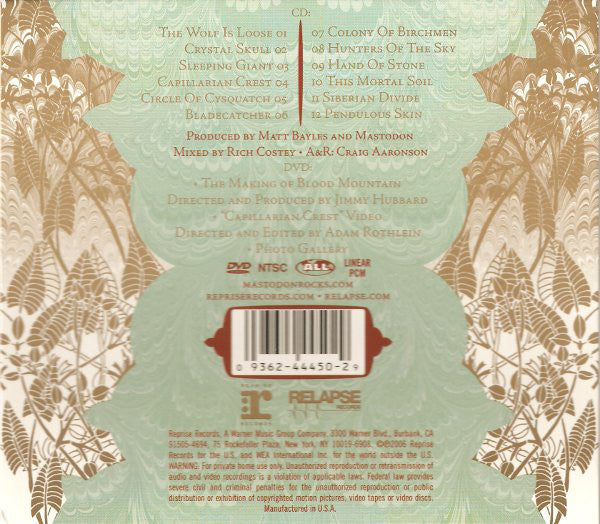 Mastodon : Blood Mountain (CD, Album + DVD-V, NTSC)