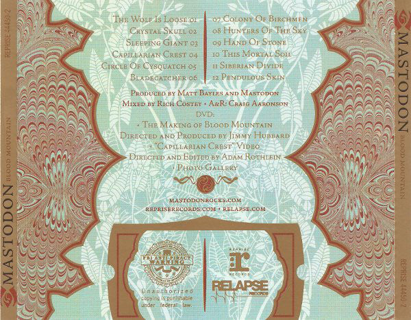 Mastodon : Blood Mountain (CD, Album + DVD-V, NTSC)