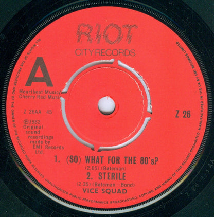 Vice Squad : Out Of Reach (7", Lar)