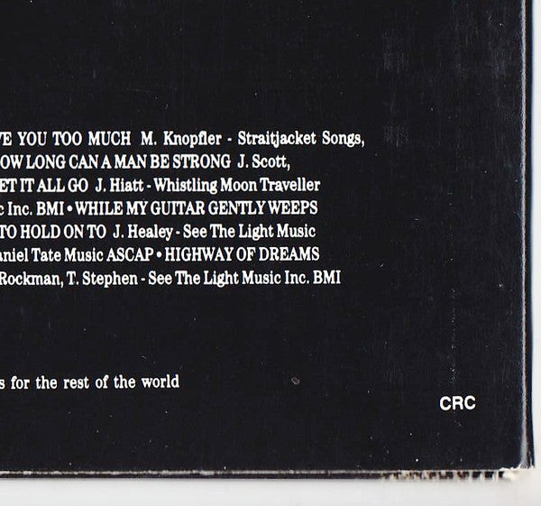 The Jeff Healey Band : Hell To Pay (LP, Album, Club, CRC)
