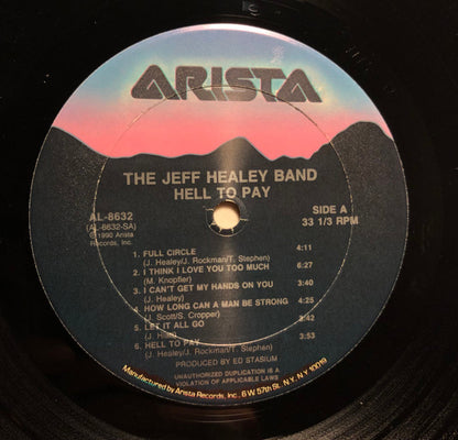 The Jeff Healey Band : Hell To Pay (LP, Album, Club, CRC)