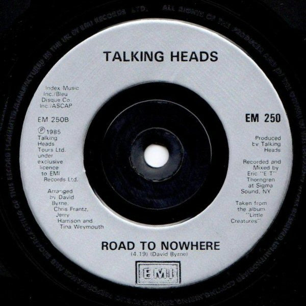 Talking Heads : Lifetime Piling Up (7", Single)