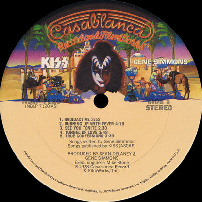 Kiss, Gene Simmons : Gene Simmons (LP, Album, Pit)