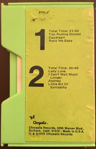 Robin Trower : Robin Trower Live! (Cass, Album)